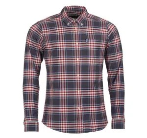 Barbour Highland Check 11 Tailored Mens Shirt - Grey Marl