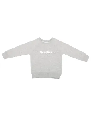 Bob and Blossom Marl Grey Brother Sweatshirt