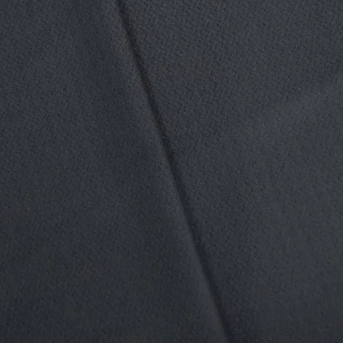 Charcoal Gray/Black Wool Blend Dobby Shirting Fabric