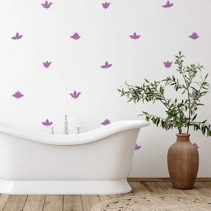Flower Buds Wall Decals