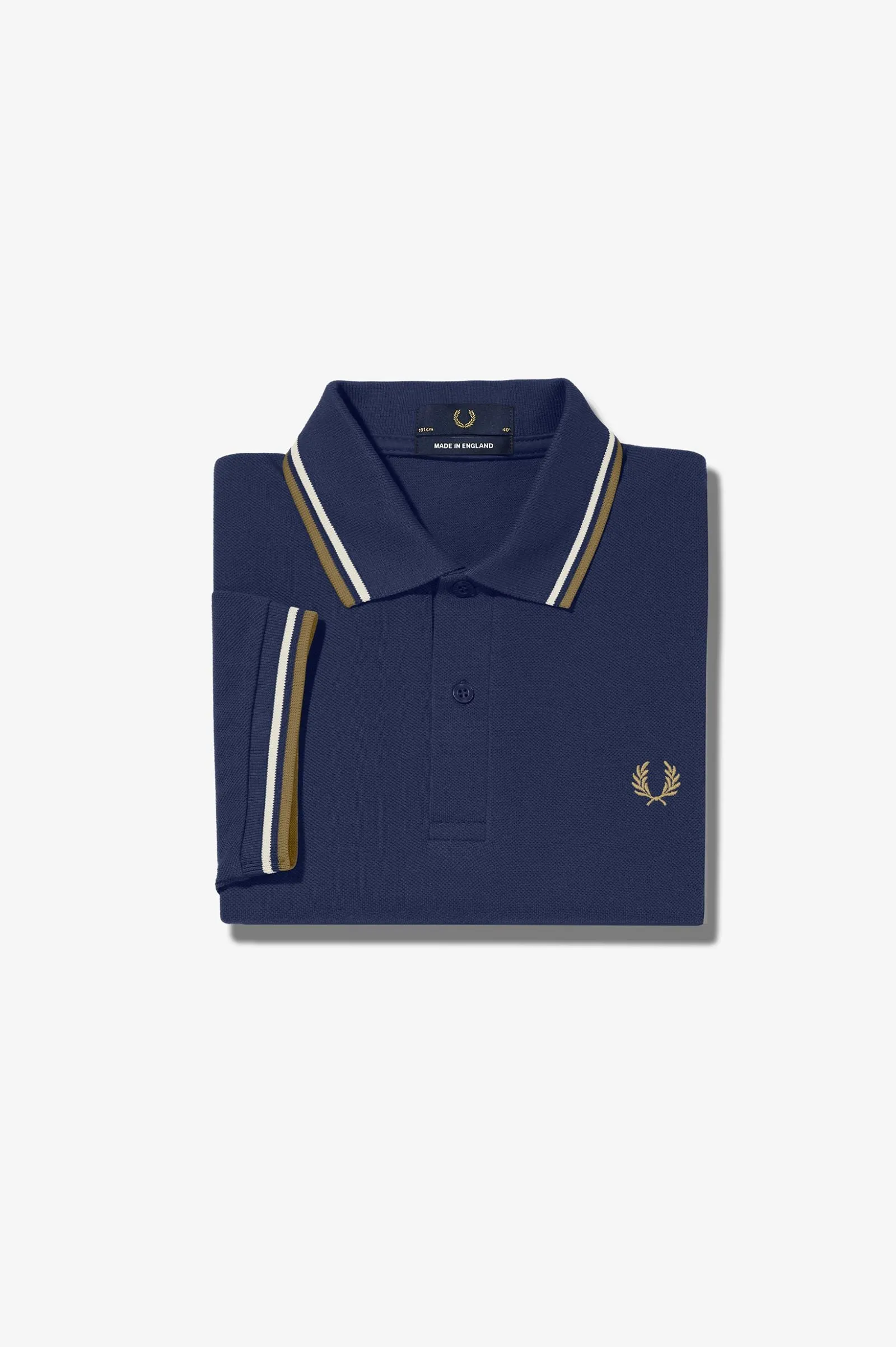 Fred Perry Polo French Navy / Ecru / Warm Stone