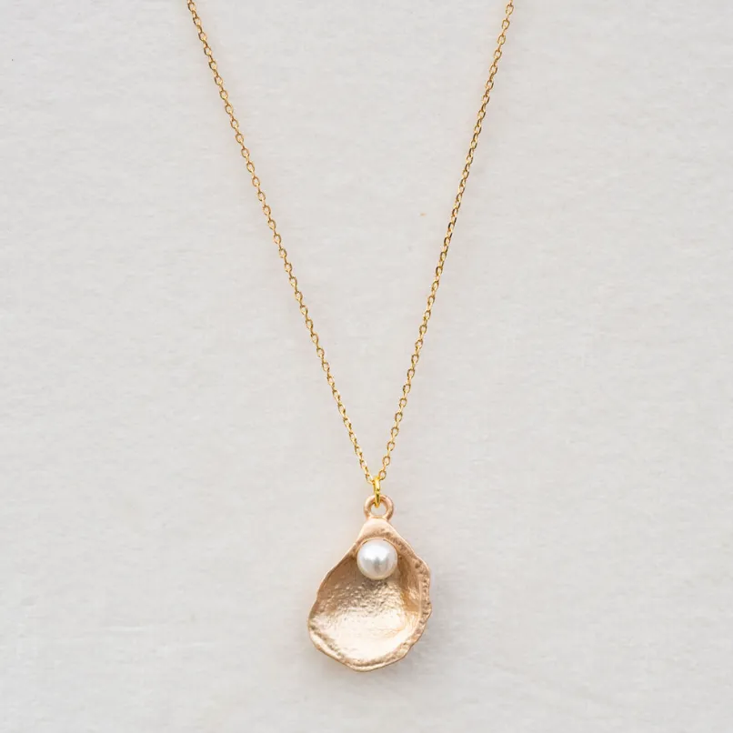 Grit and Grace Oyster Pearl Necklace