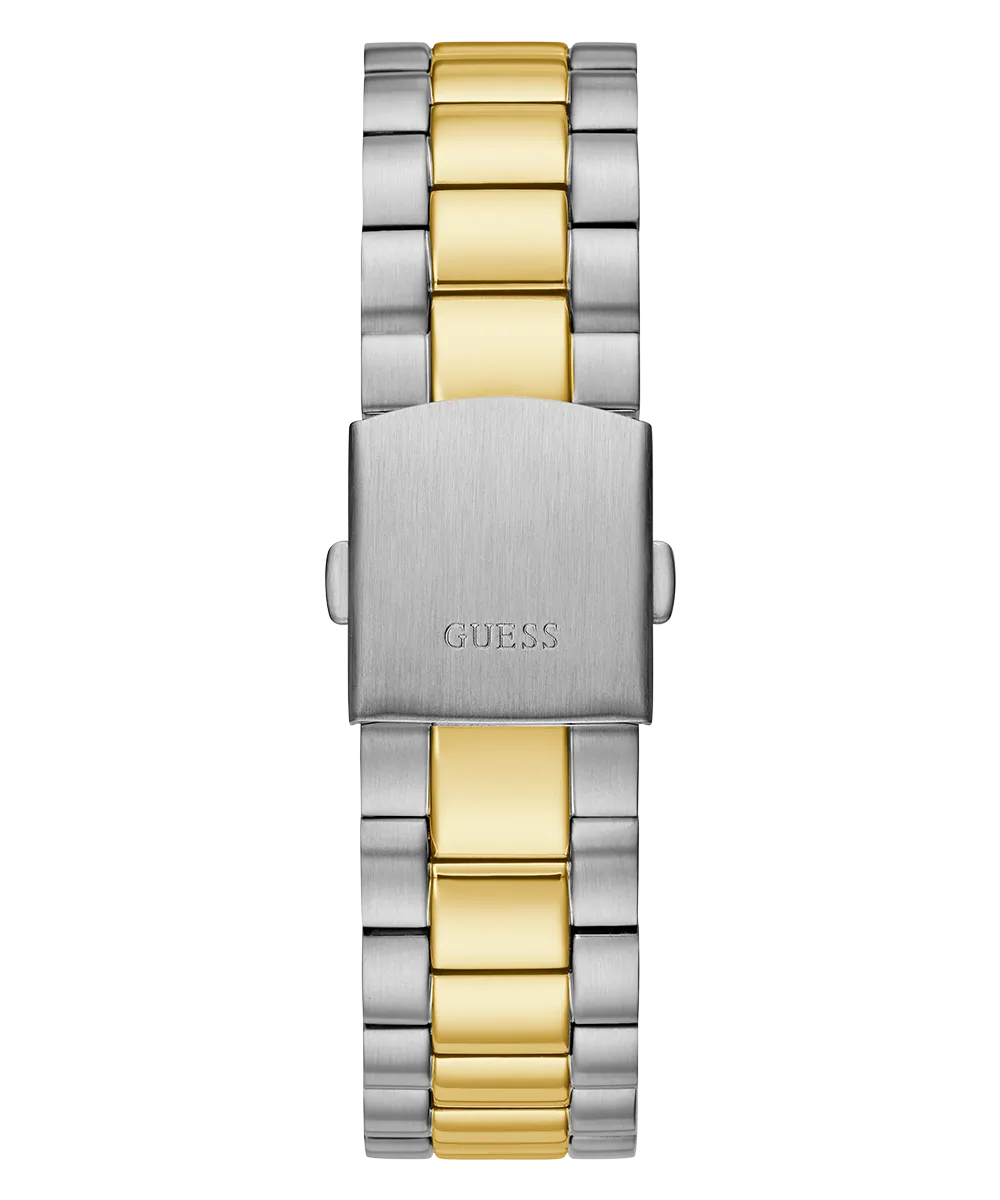 GUESS Mens 2-Tone Day/Date Watch
