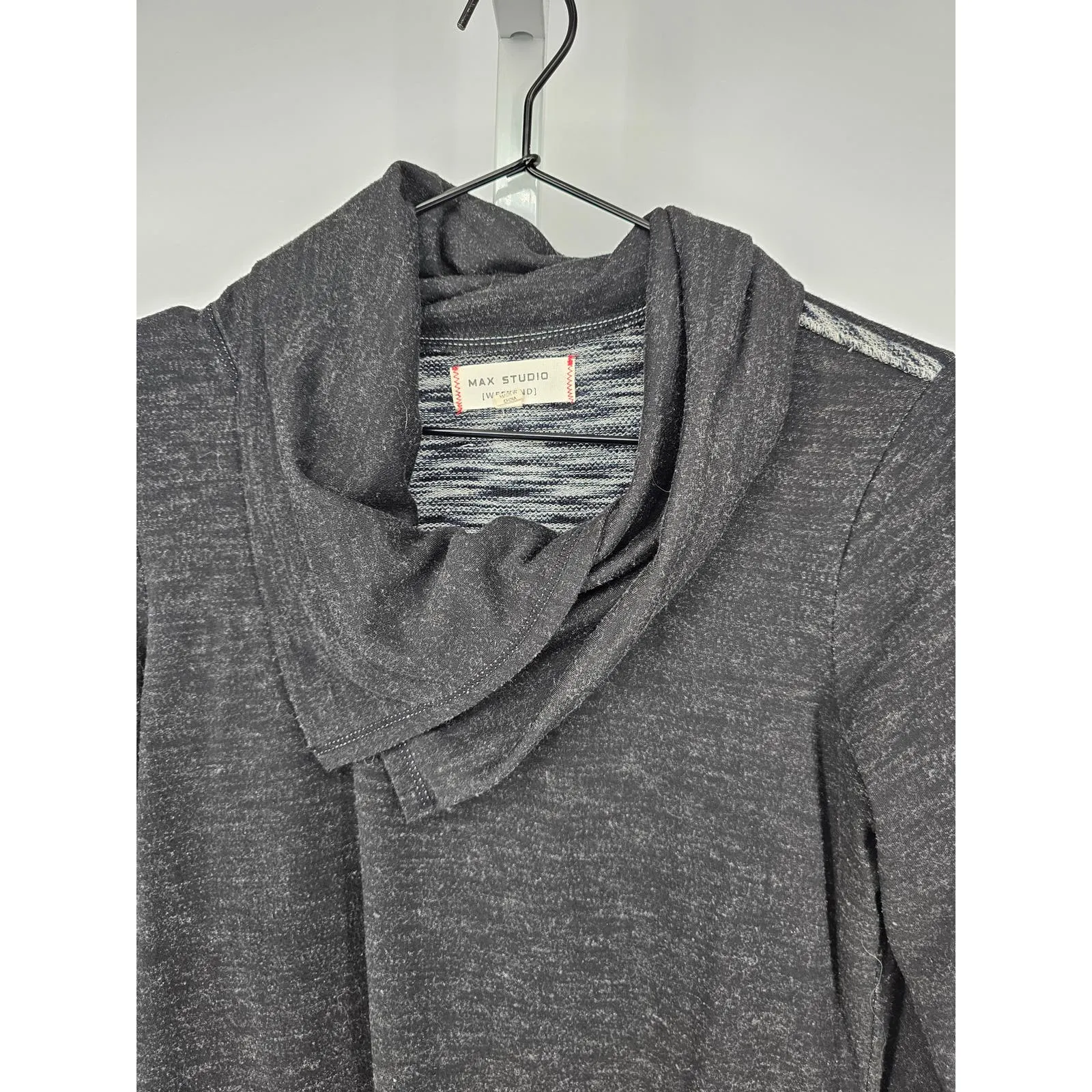 Max Studio Weekend Womens Sz S Cowl Neck Long Sleeve Sweater Dress Knee Length