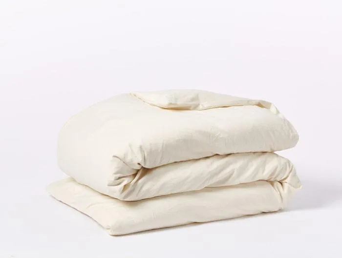 Organic Relaxed Sateen Undyed Bedding by Coyuchi