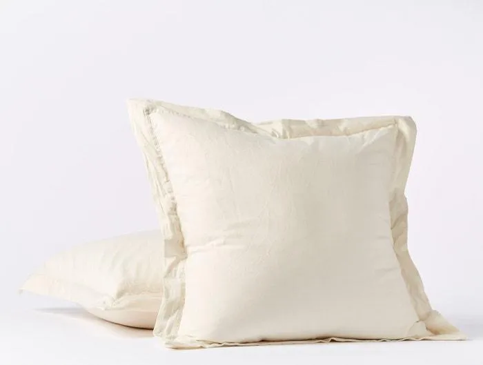 Organic Relaxed Sateen Undyed Bedding by Coyuchi
