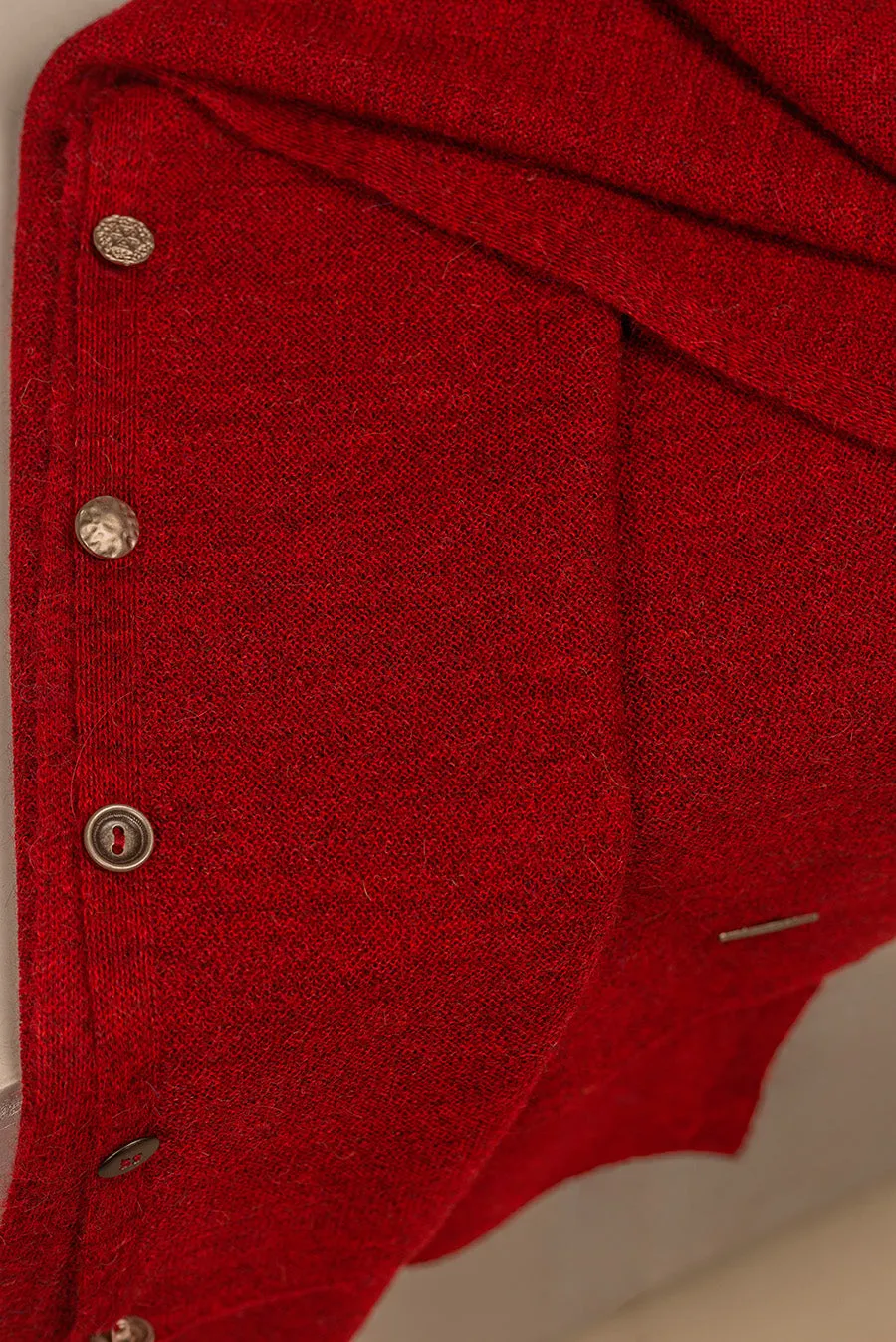 Sacha Shawl Baby Alpaca Color Redpepper