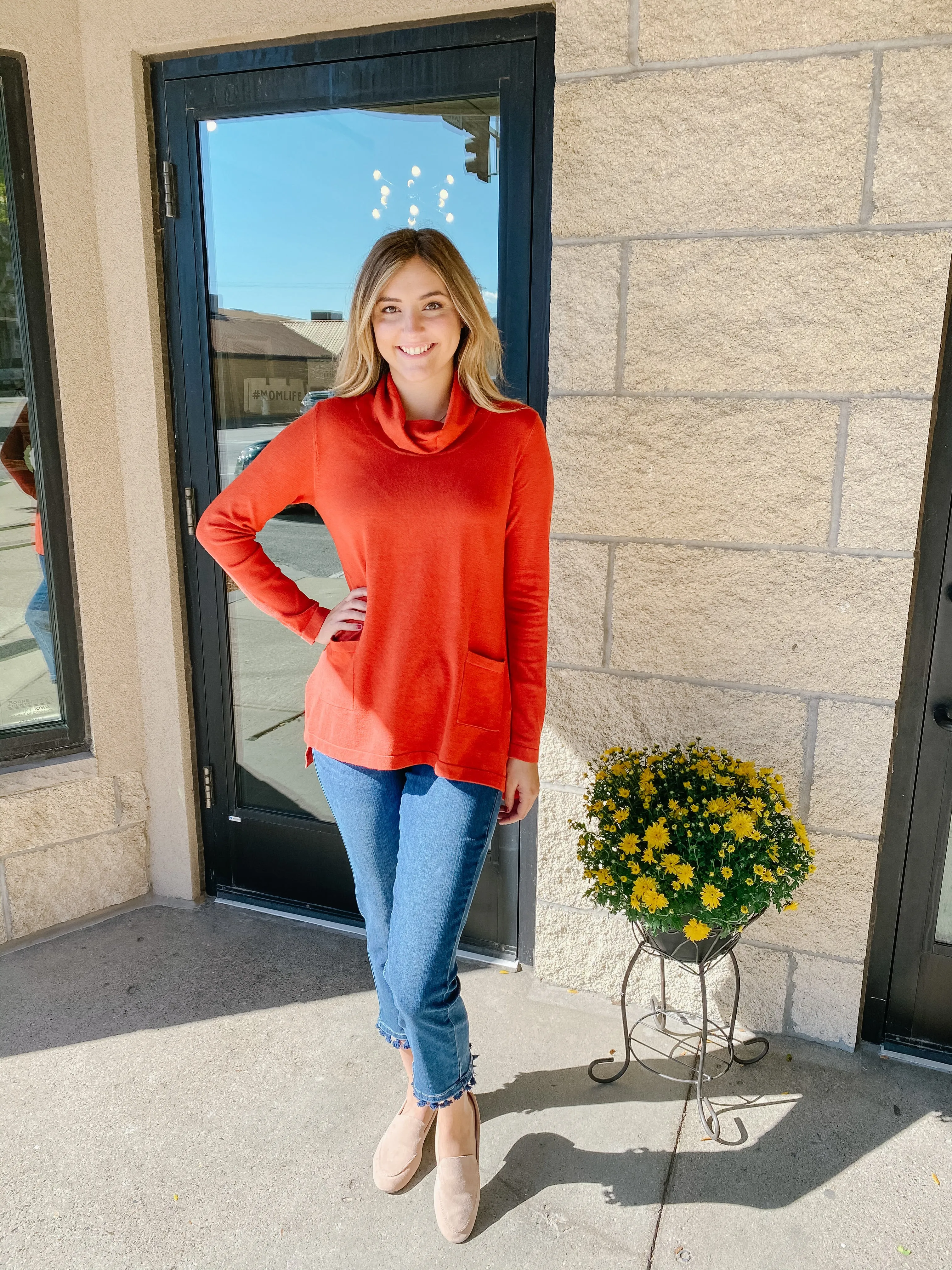 Spice Cowl Neck Top