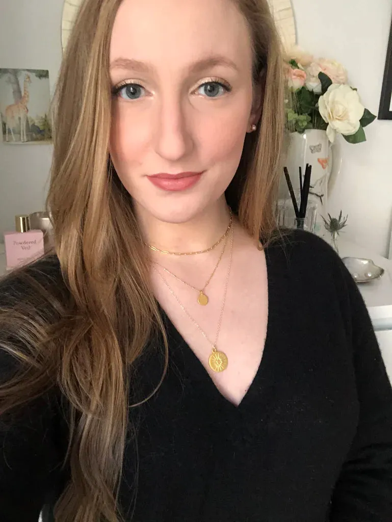 Susan Rifkin Gold Paperclip Necklace