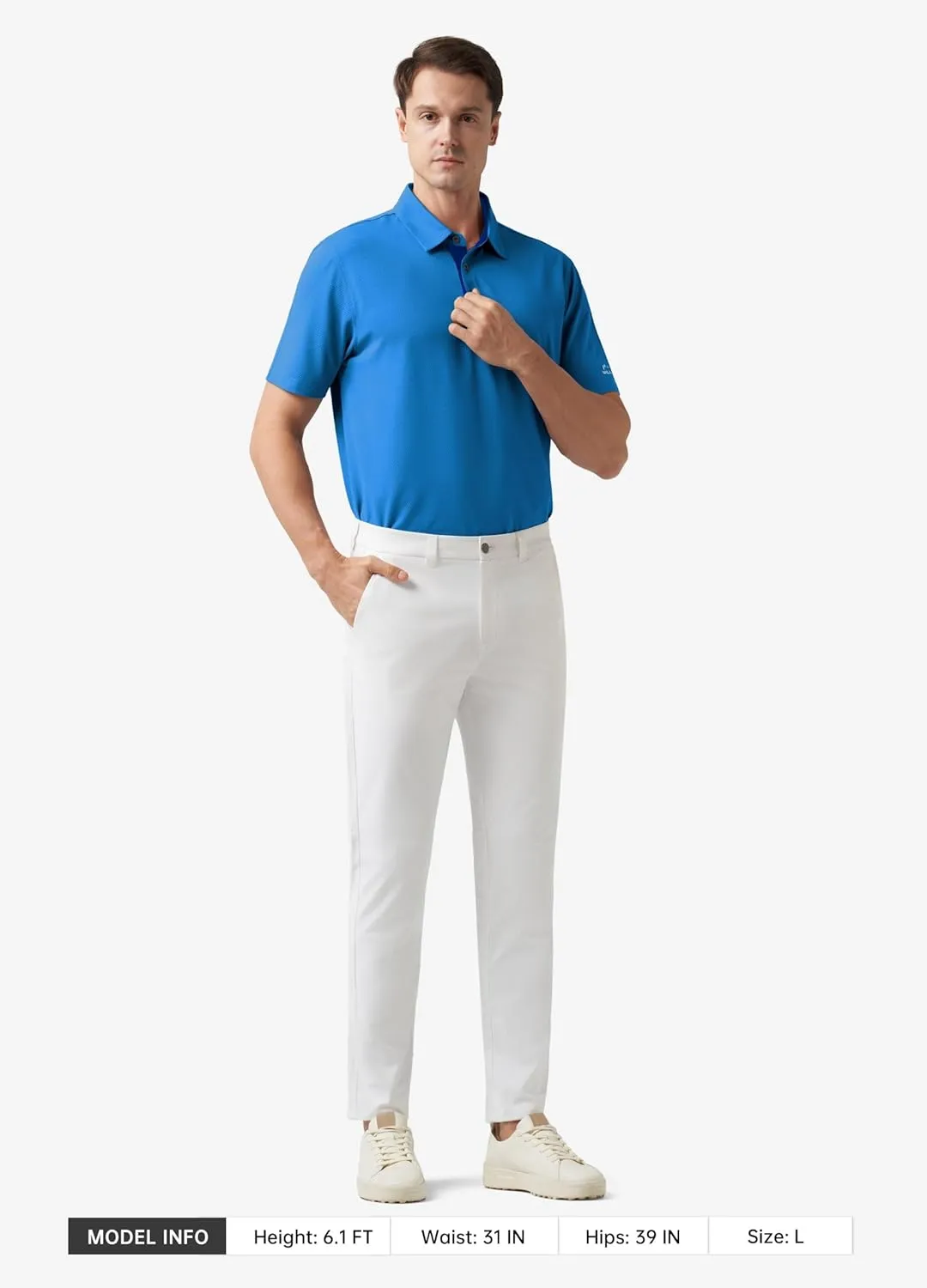 Willit Men's Golf Polo Shirts Short Sleeve Quick Dry Moisture Wicking Performance Classic Collared Casual